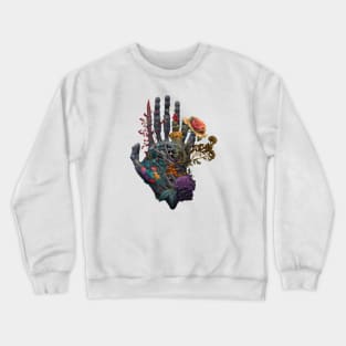 blooming hand Crewneck Sweatshirt